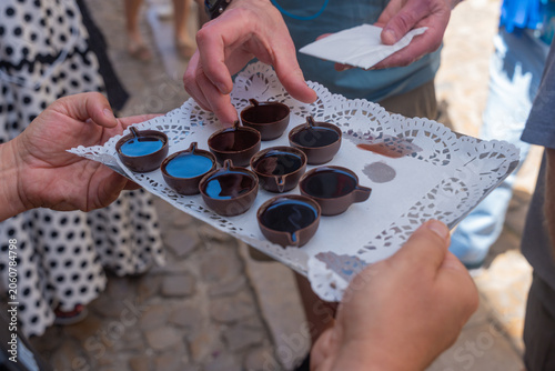 Photos Crowd assembles for shots of traditional Portuguese sour morello cherries sweete