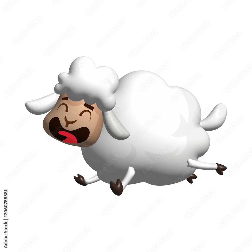 Fototapeta premium animal, cartoon, toy, cow, illustration, isolated, rabbit, vector, white, cute, funny, sheep, fun, easter, dog, art, farm, bunny, mouse, character, mammal, hare, pet, pig, lamb
