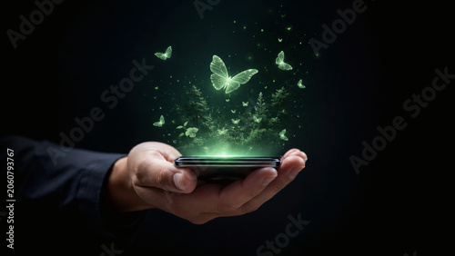 Butterfly Conservation AI Concept