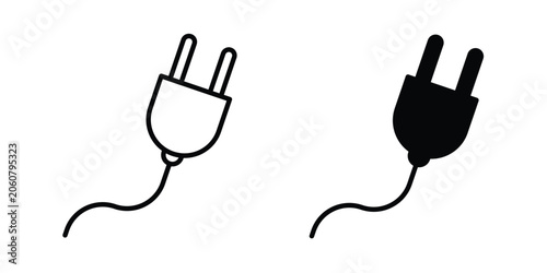 Quadro su tela Plug icon