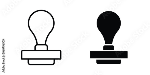 Obraz na plátně Stamp icon