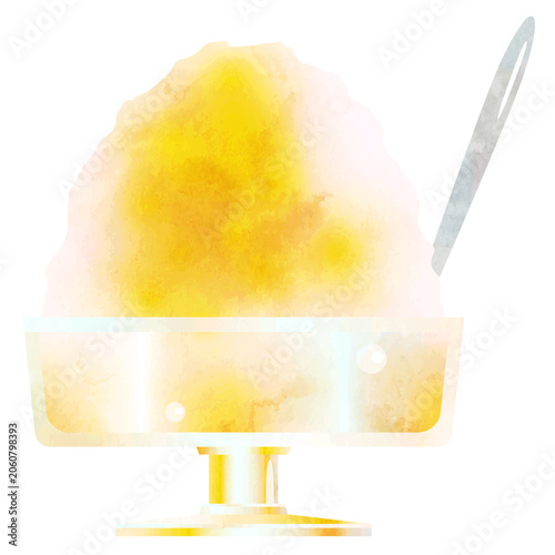 Shaved ice - Yellow