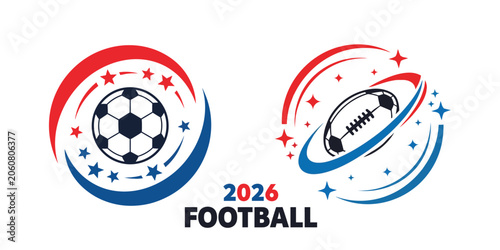 Foto Football World Championship Vector Design
