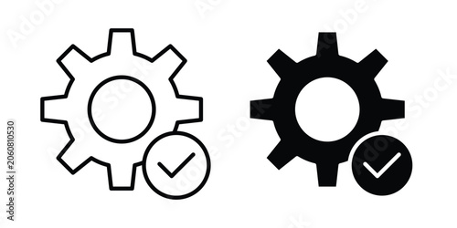 Quadro su tela Easy installation icon