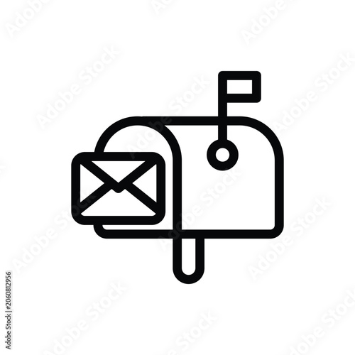 Mailbox Outline Icon
