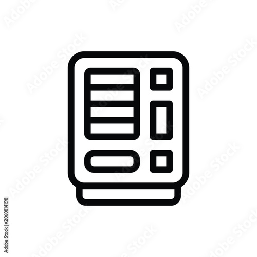 Vending Machine Outline Icon