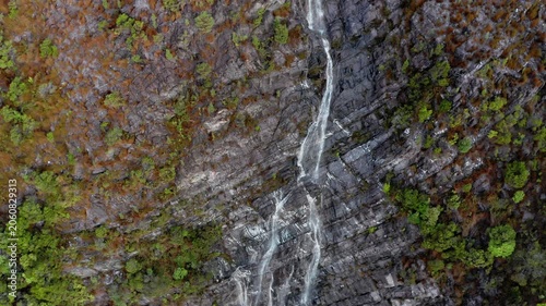 Tasmania nature explore and sightseeing. Horsetail falls scenic view