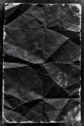 Vintage grunge paper texture with green nature leaf pattern and mixed wood stone metal surface background design