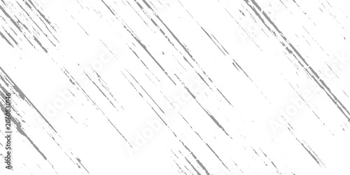 Tableau sur toile Grunge texture background with diagonal gray scratches and scuffs on white backg