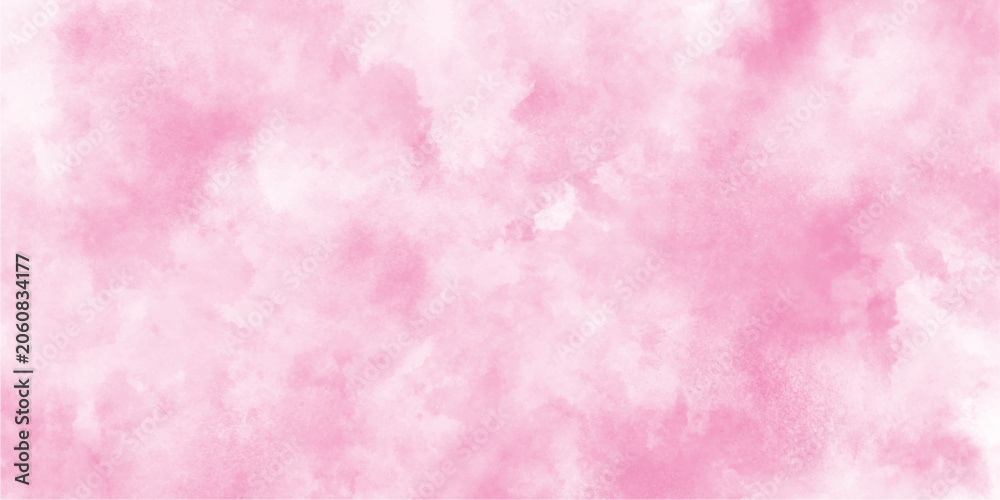 Fototapeta premium Elegant pink watercolor vector art background for cards, flyer, poster. Watercolor painted background. Brush stroked painting. light pink paint wallpaper illustration, 