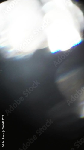 Fast vertical light leak transition for visual video editing