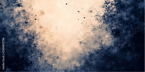 Billede på lærred Abstract textured background with a luminous center and dark, atmospheric edges, evoking a sense of mystery and depth