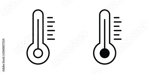 Obraz na płótnie Temperature icon