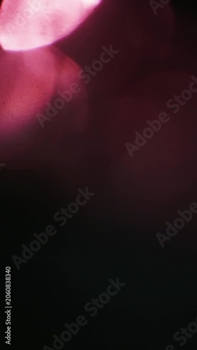 Fast vertical light leak transition light effect for cinematic video editing