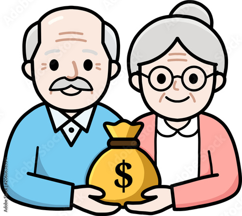 Retirement funds for an elderly couple 