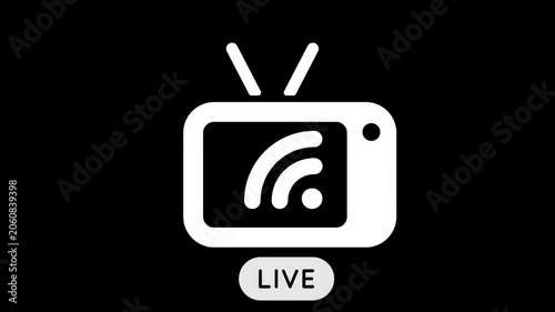 retro tv icon