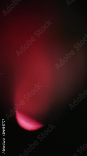 Fast vertical light leak transition light effect for video