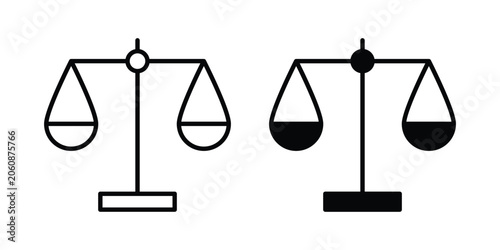 Bild auf Leinwand Balance icon