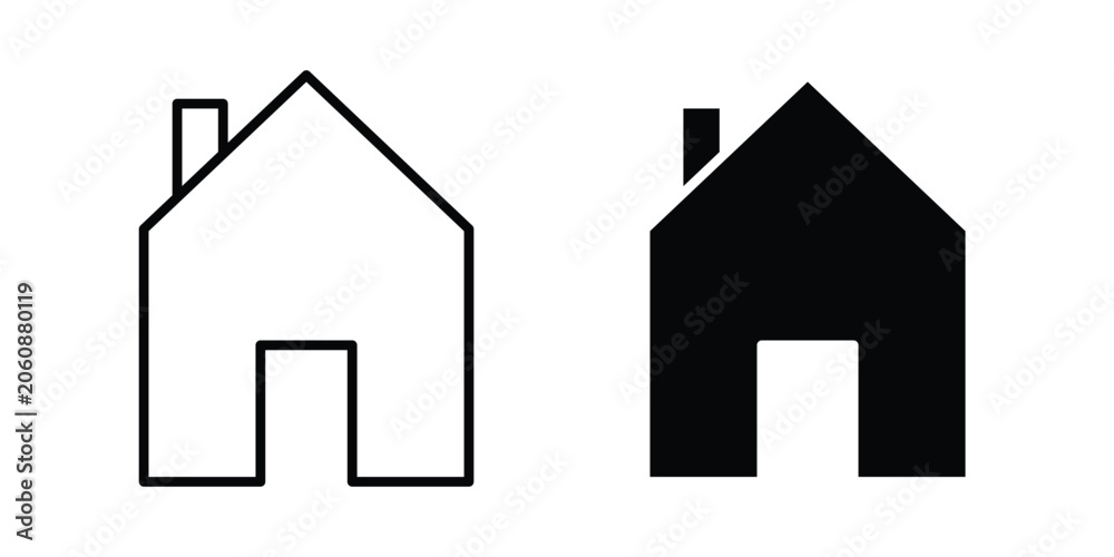 Naklejka premium Home icon