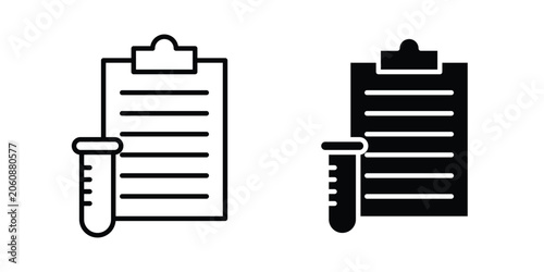Lab report icon