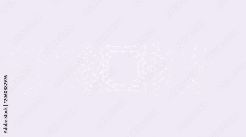 Fototapeta premium Subtle Geometric Pattern with Delicate Flourishes on Light Purple Background