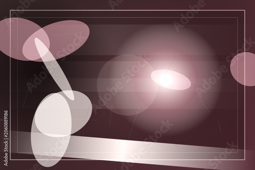 Minimalist 3D abstract pink sphere on gradient
