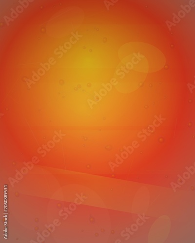 Smooth orange to yellow gradient background
