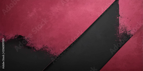 red vintage grunge textured background wallpaper dark old paper texture blank backdrop frame dirty paint illustration