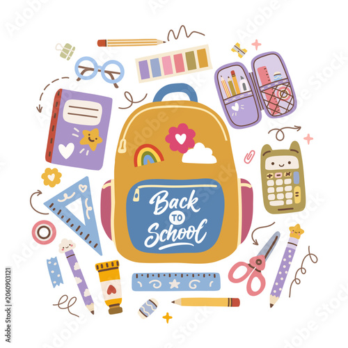 Cute Kawaii Back To School Backpack