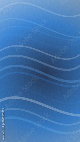 Abstract blue waves background with gradient