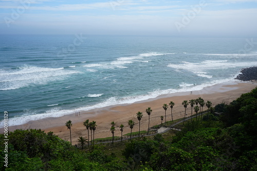 fine sea view on the windy day