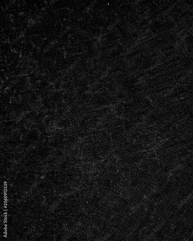 Fototapeta premium Grain noise texture on black background with grunge dust and scratch patterns, vintage film overlay effect, abstract dark rough surface with static grit for digital graphic design