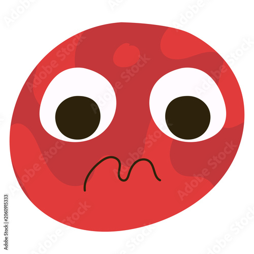 Adorable Cartoon Planet and Sun Characters with Expressive Faces for Educational Space Themes