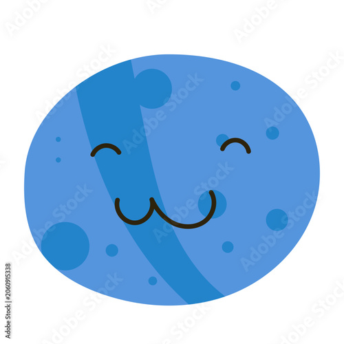 Adorable Cartoon Planet and Sun Characters with Expressive Faces for Educational Space Themes