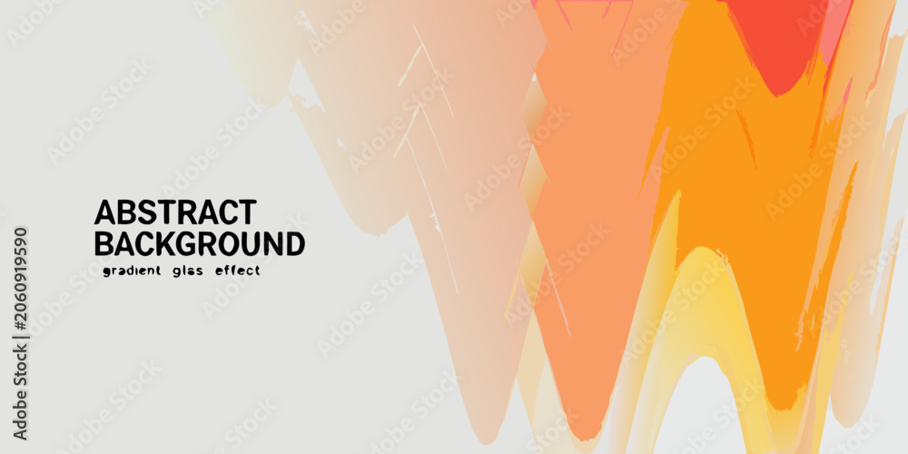 Naklejka premium Gradient wave pattern with smooth transitions and a light colored background abstract waves wavy