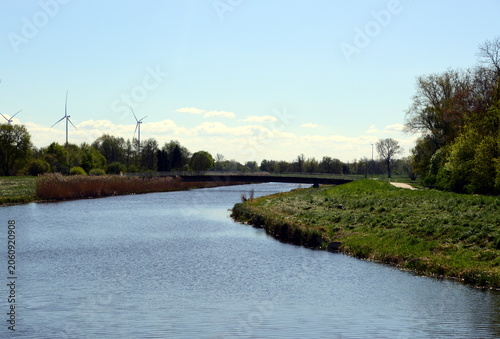 River Jeetzel in the Town Lüchow, Lower Saxony