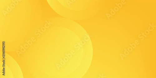Quadro su tela Fluid yellow gradient shapes composition