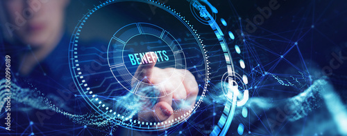 Employee benefits help to get the best human resources. Business concept.