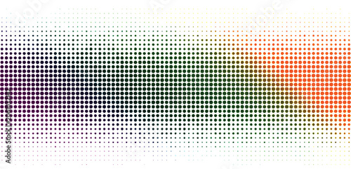 Abstract multicolor grunge halftone pattern. Vector illustration	