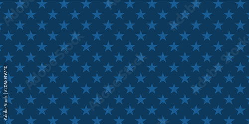 Fotografi Star pattern on blue gradient background template