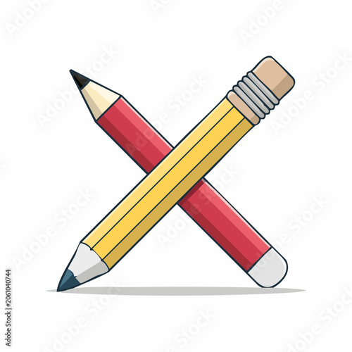 Two Pencils Crossed