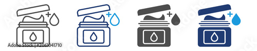 Cuadro en lienzo moisturizer icon set multiple style