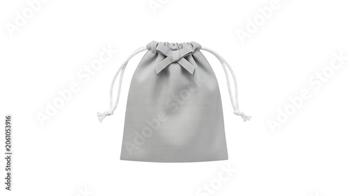 Drawstring Bag with Cinched Top