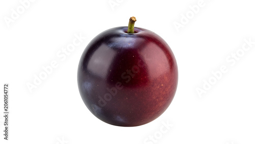 Fresh Plum Fruit Illustration