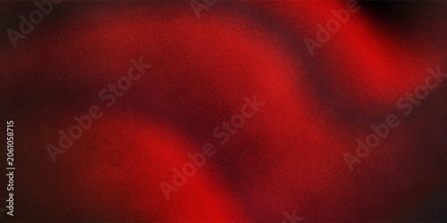 Valokuva Abstract red and black are light pattern with the gradient texture grain modern