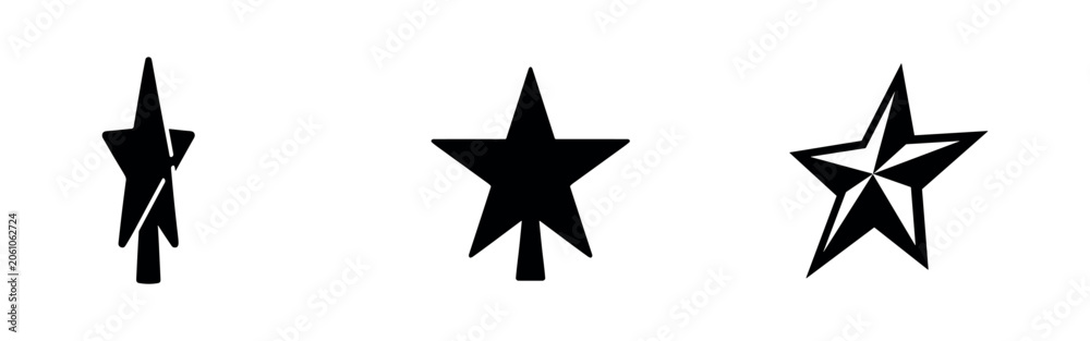Obraz premium Set of Star Icons