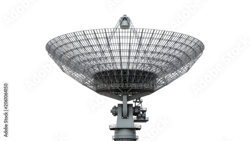 Obraz na plátně Large radio telescope dish antenna structure