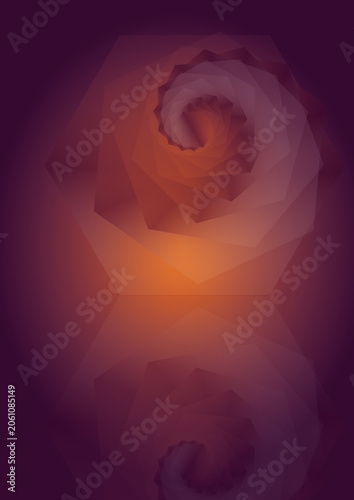 Layout Lila Spirale