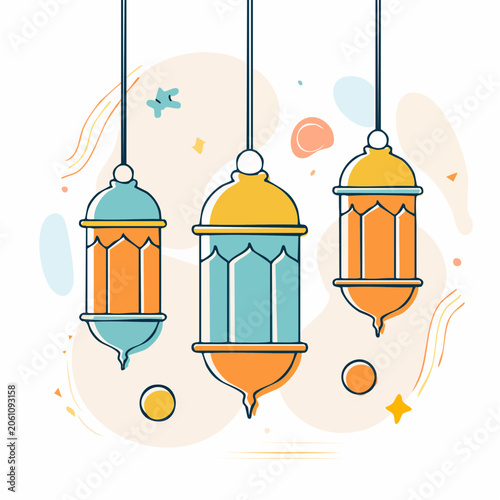 Islamic Lanterns Decoration