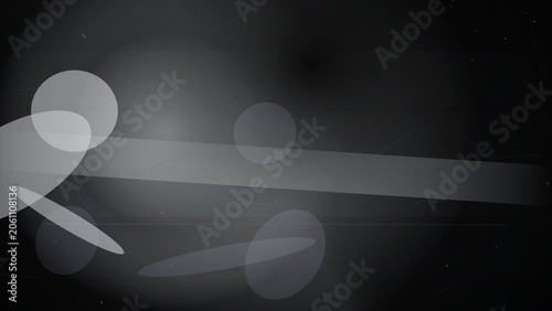 Bild auf Leinwand Minimalist moon phases icon set on black